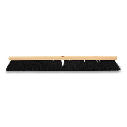 Tampico Push Broom Head, Black Bristles, 24"