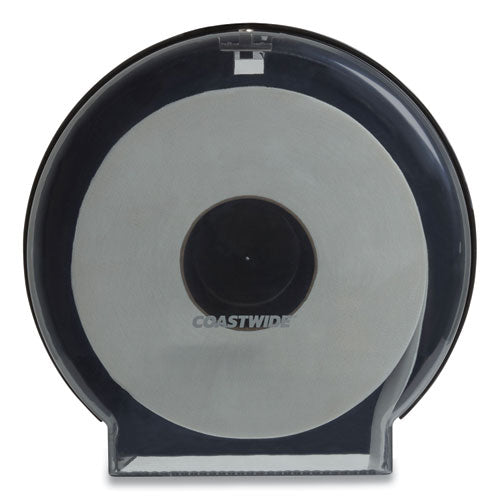 Jumbo Roll Toilet Paper Dispenser, 11.88 X 5.13 X 11, Translucent Smoke