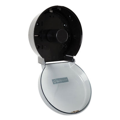 Jumbo Roll Toilet Paper Dispenser, 11.88 X 5.13 X 11, Translucent Smoke