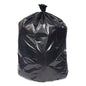 Reprocessed Resin Can Liners, 60 Gal, 1.3 Mil, 38" X 58", Black, 100/carton