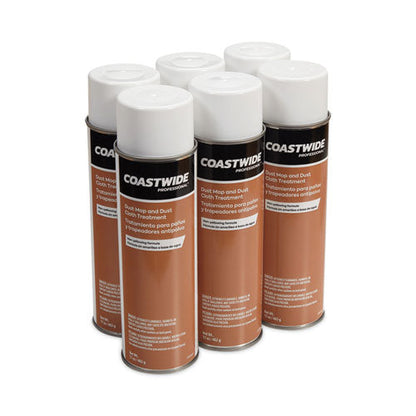 Floor Dust Mop And Dust Cloth Treatment, Lemon Scent, 17 Oz Aerosol Can, 6/carton