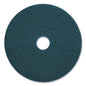 Cleaning Floor Pads, 20" Diameter, Blue, 5/carton