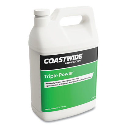 Triple Power Degreaser, Grape Scent, 3.78 L Bottle, 4/carton