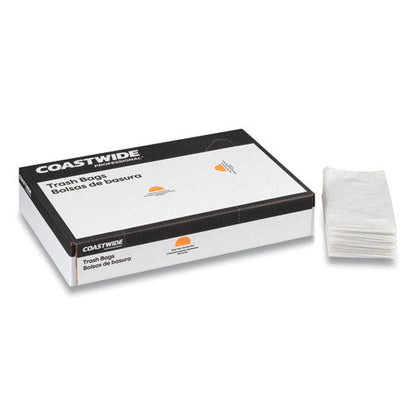 Linear Low-density Can Liners, 60 Gal, 1 Mil, 38" X 58", Clear, 100/carton