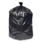 High-density Can Liners, 45 Gal, 22 Mic, 40" X 48", Black, 25 Bags/roll, 6 Rolls/carton