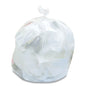 High-density Can Liners, 45 Gal, 16 Mic, 40" X 48", Clear, 25 Bags/roll, 10 Rolls/carton