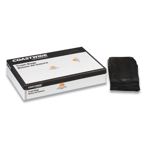 Linear Low-density Can Liners, 30 Gal, 0.45 Mil, 30" X 36", Black, 250/carton