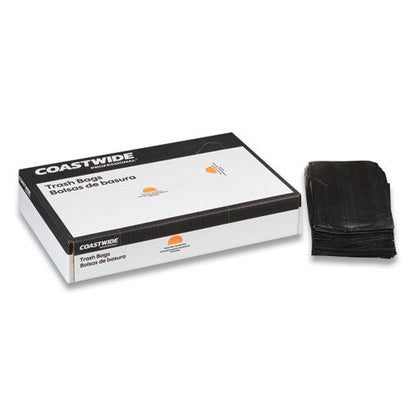 Linear Low-density Can Liners, 30 Gal, 0.45 Mil, 30" X 36", Black, 250/carton