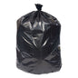 Reprocessed Resin Can Liners, 60 Gal, 1.8 Mil, 38" X 58", Black, 100/carton