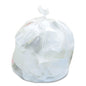 High-density Can Liners, 45 Gal, 22 Mic, 40" X 48", Natural, 25 Bags/roll, 6 Rolls/carton