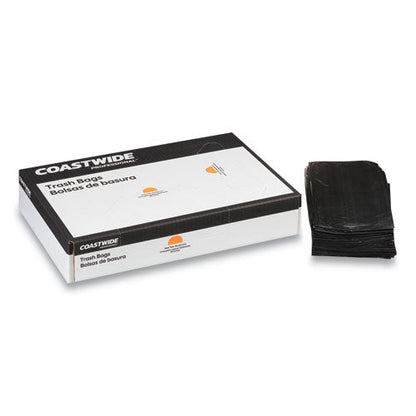 Linear Low-density Can Liners, 45 Gal, 1.5 Mil, 40" X 48", Black, 50/carton