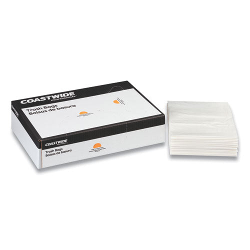 Linear Low-density Can Liners, 16 Gal, 0.35 Mil, 24" X 32", Clear, 1000/carton