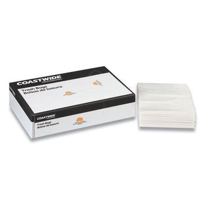 Linear Low-density Can Liners, 16 Gal, 0.35 Mil, 24" X 32", Clear, 1000/carton