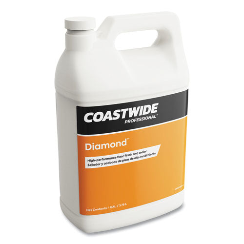 Diamond High-performance Floor Finish, Fruity Scent, 3.78 L Container, 4/carton