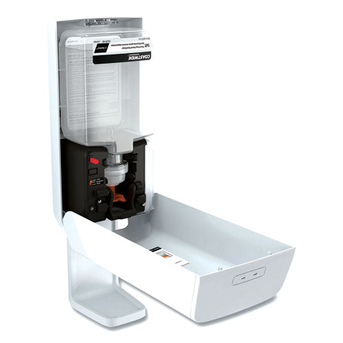 J-Series Automatic Wall-Mounted Hand Sanitizer Dispenser, 1,200 mL, 6.62 x 4.12 x 13.87, White J-Series Automatic Wall-Mounted Hand Sanitizer Dispenser, 1,200 mL, 6.62 x 4.12 x 13.87, White