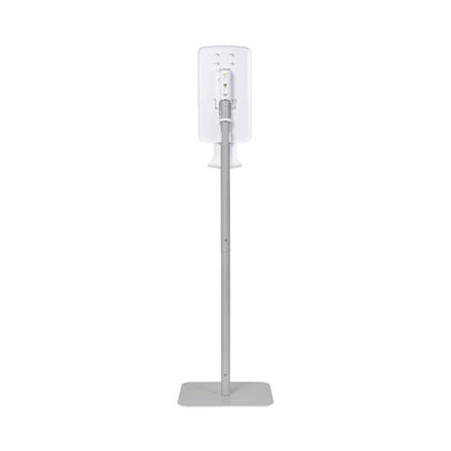 Fit Touch Free Dispenser Floor Stand, 15.7 X 15.7 X 58.3, White