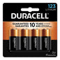 Specialty High-power Lithium Batteries, 123, 3 V, 4/pack