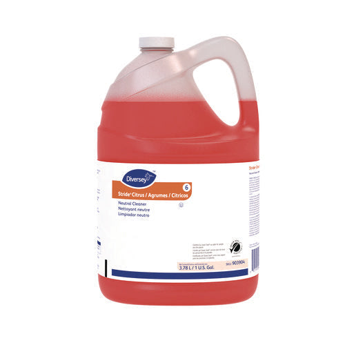 Stride Neutral Cleaner, Citrus, 1 Gal, 4 Bottles/carton