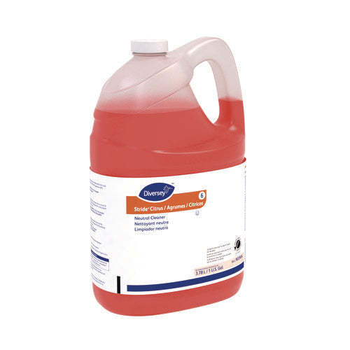 Stride Neutral Cleaner, Citrus, 1 Gal, 4 Bottles/carton