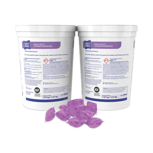 Heavy-duty Cleaner/degreaser, 1.5 Oz Packet, 36/tub, 2 Tubs/carton