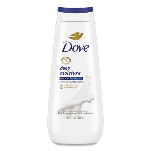 Dove Body Wash Deep Moisture, 11 Oz Bottle, 6/carton
