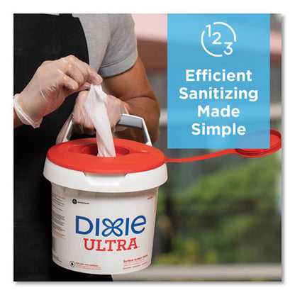 Foodservice Surface System Quat-compatible Disposable Wipe Refill, 1-ply, 8.1 X 12, White, 135 Sheets/roll, 6 Rolls/carton