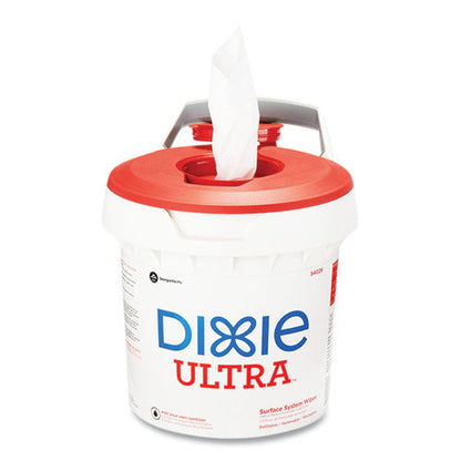 Surface System Manual Wipe Dispenser, 9.98 X 8.06 X 8.93, White/red
