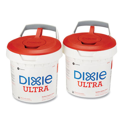 Surface System Manual Wipe Dispenser, 9.98 X 8.06 X 8.93, White/red