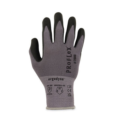 Proflex 7000 Nitrile-coated Gloves Microfoam Palm, Gray, Small, 12 Pairs/pack, Ships In 1-3 Business Days
