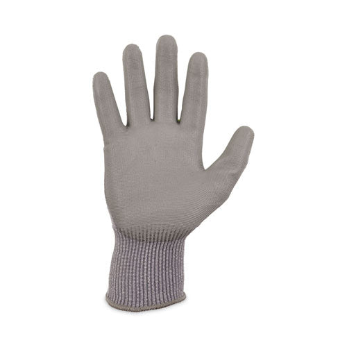 Proflex 7024 Ansi A2 Pu Coated Cr Gloves, Gray, Medium, 12 Pairs/pack, Ships In 1-3 Business Days