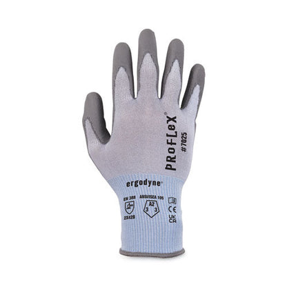 Proflex 7025 Ansi A2 Pu Coated Cr Gloves, Blue, Medium, 12 Pairs/pack, Ships In 1-3 Business Days