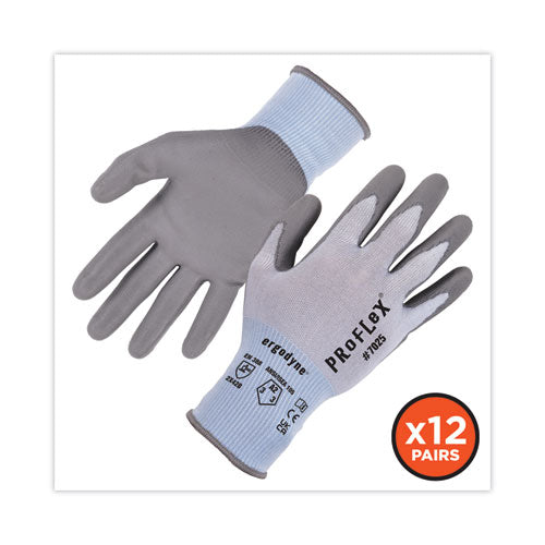 Proflex 7025 Ansi A2 Pu Coated Cr Gloves, Blue, X-large, 12 Pairs/pack, Ships In 1-3 Business Days