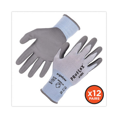 Proflex 7025 Ansi A2 Pu Coated Cr Gloves, Blue, 2x-large, 12 Pairs/pack, Ships In 1-3 Business Days