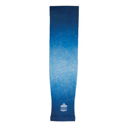 Chill-its 6695 Sun Protection Arm Sleeves, Polyester/spandex, Medium/large, Blue, Ships In 1-3 Business Days