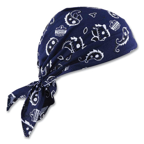 Chill-its 6710 Cooling Embedded Polymers Tie Bandana Triangle Hat, One Size Fit Most, Navy Westrn, Ships In 1-3 Business Days
