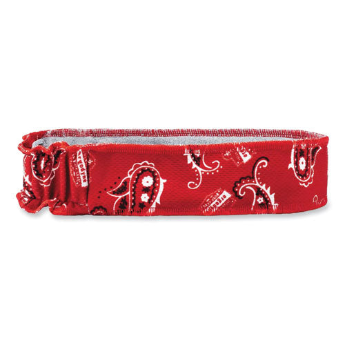 Chill-its 6605 High-performance Cotton Terry Cloth Sweatband, One Size Fits Most, Red Western, Ships In 1-3 Business Days