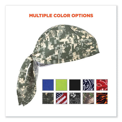 Chill-its 6615 High-perform Bandana Doo Rag With Terry Cloth Sweatband, One Size Fits Most, Camo, Ships In 1-3 Business Days