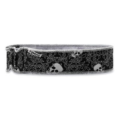 Chill-its 6605 High-performance Terry Cloth Sweatband, Cotton Terry Cloth, One Size, Skulls, Ships In 1-3 Business Days