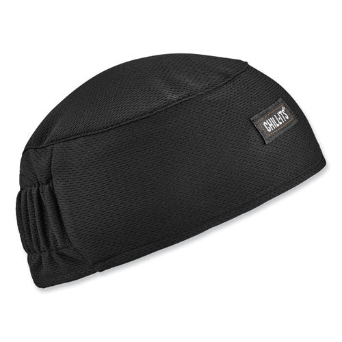 Chill-its 6630 High-performance Terry Cloth Skull Cap, Polyester, One Size Fits Most, Black, Ships In 1-3 Business Days