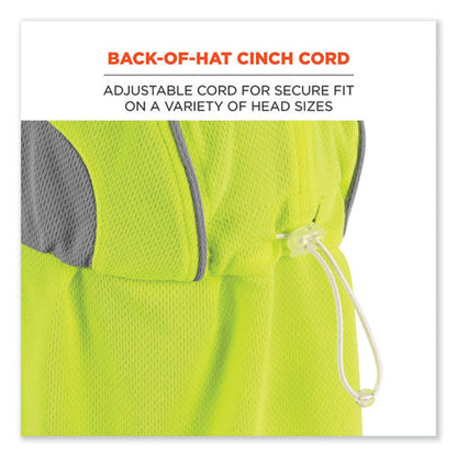 Chill-its 6650 High-performance Hat Plus Neck Shade, Polyester, One Size Fits Most, Lime, Ships In 1-3 Business Days