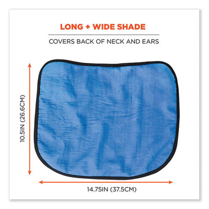 Chill-its 6670ct Cooling Hard Hat Neck Shade - Pva, 14.75 X 10.5, Lime, Ships In 1-3 Business Days