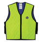 Chill-its 6665 Embedded Polymer Cooling Vest With Zipper, Nylon/polymer, X-large, Lime, Ships In 1-3 Business Days