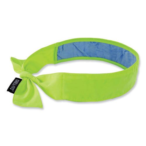 Chill-its 6700ct Cooling Bandana Pva Tie Headband, One Size Fits Most, Lime, Ships In 1-3 Business Days