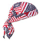 Chill-its 6710ct Cooling Pva Tie Bandana Triangle Hat, One Size Fits Most, Stars And Stripes, Ships In 1-3 Business Days
