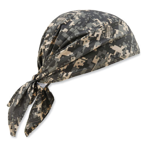 Chill-its 6710ct Cooling Pva Tie Bandana Triangle Hat, One Size Fits Most, Camo, Ships In 1-3 Business Days