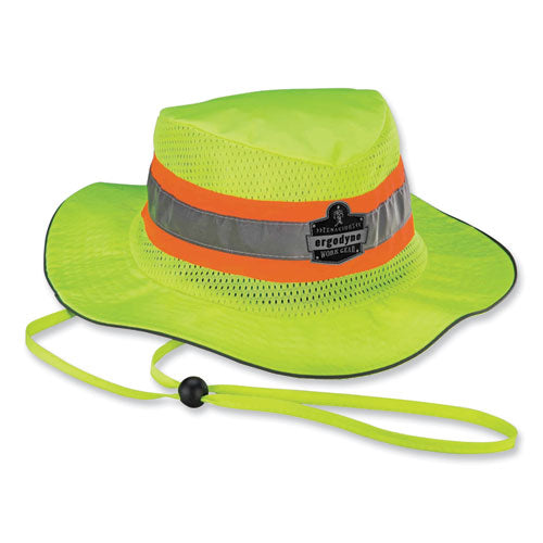 Chill-its 8935mf Hi-vis Microfiber Ranger Sun Hat, Small/medium, Lime, Ships In 1-3 Business Days