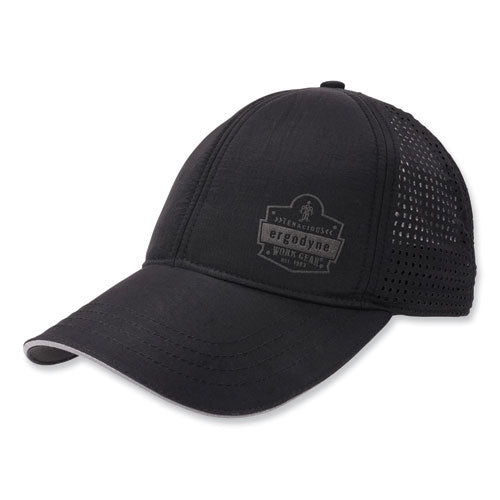 Chill-its 8937 Performance Cooling Baseball Hat, One Size Fits Most, Black, Ships In 1-3 Business Days