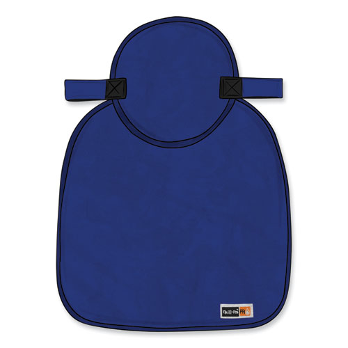 Chill-its 6717fr Fr Cooling Hard Hat Pad And Neck Shade, 12.5 X 9.75, Blue, Ships In 1-3 Business Days