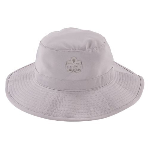 Chill-its 8939 Cooling Bucket Hat, Polyester/spandex, One Size Fits Most, Gray, Ships In 1-3 Business Days