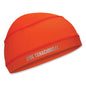 Chill-its 6632 Performance Knit Cooling Skull Cap, Polyester/spandex, One Size Fits Most, Orange, Ships In 1-3 Business Days